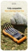 500000mAh Large Capacity Solar Power Bank Portable Charger Fast Charging Powerbank With Four Cables LED Digital Display 4