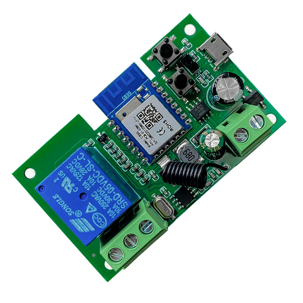 Smart WiFi Garage Door and Gate Opener with Voice Assistant Integration