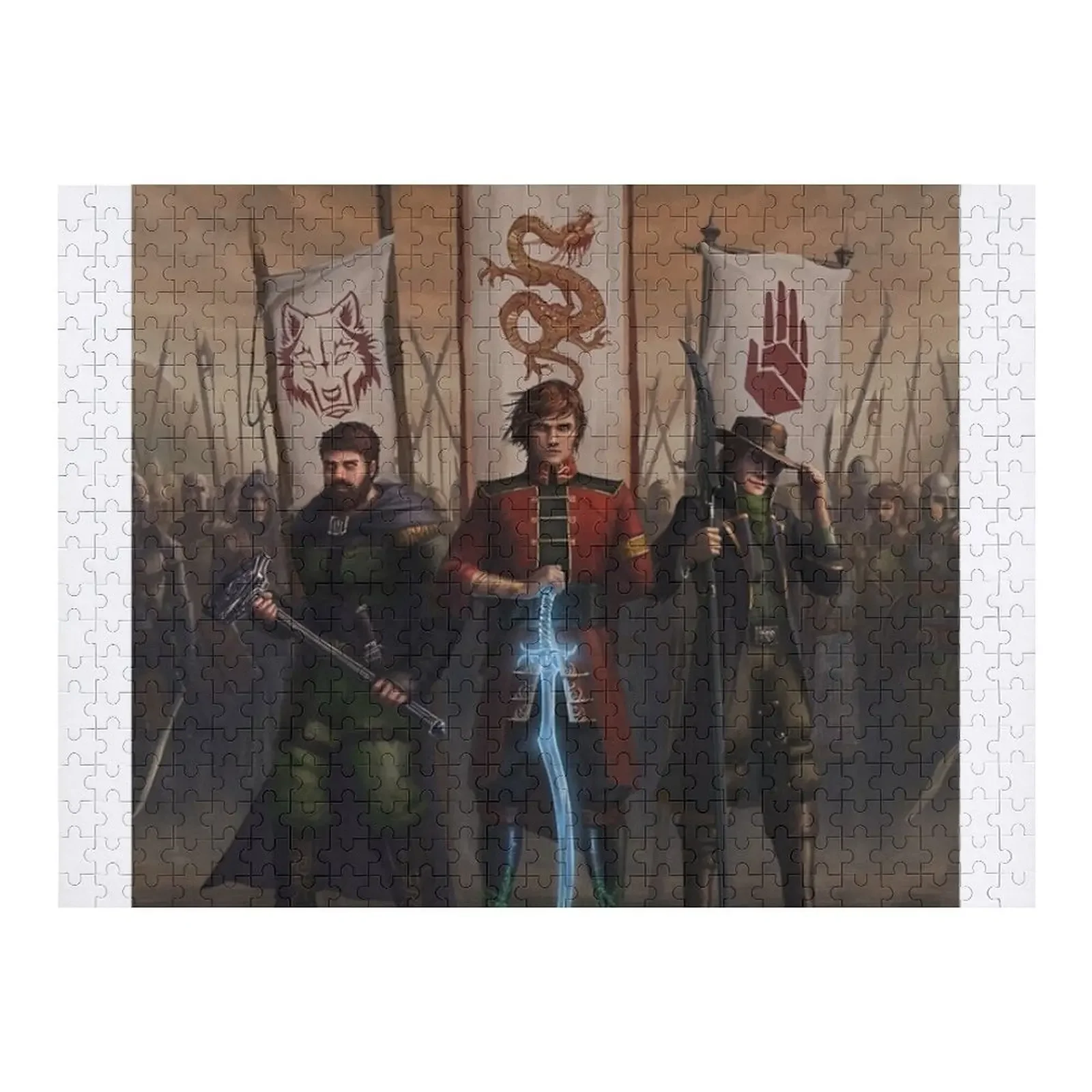 

Three Ta'veren poster Jigsaw Puzzle Personalized Gifts Anime Animal Puzzle
