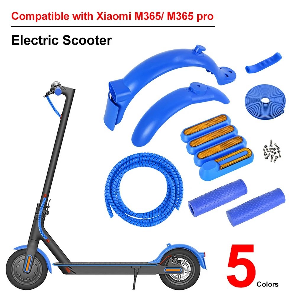 

Electric Scooter Mudguard Fender Line Tube Anti-Collision Strip Handlebar Grip Cable Wrap for Xiaomi M365 1S Pro 2 Accessories