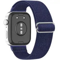 Elastic Loop Nylon Wristband Replacement Bracelet for ForHuawei Watch Fit3 (Midnight Blue)