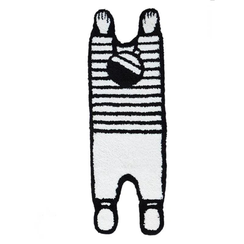 

Creative Art Area Fur Rug Cool Carpets For Bedroom Living Room Table Blanket Children's Room Cartoon Absorbent Machine Washable