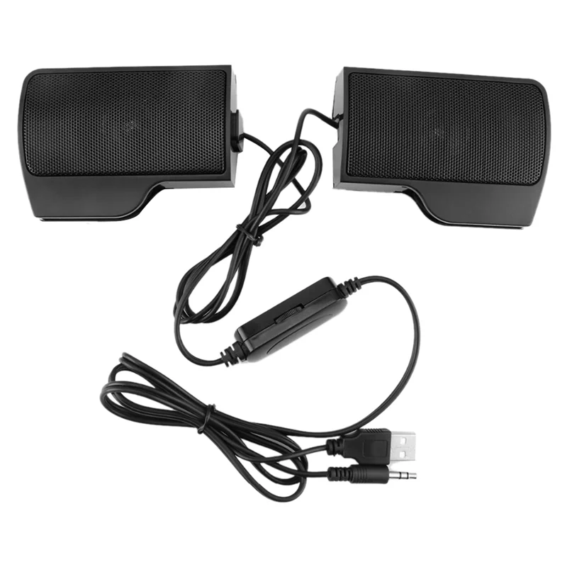 휴대용 미니 클립 USB 스테레오 스피커 사운드바 Clipon Speakers_BSH