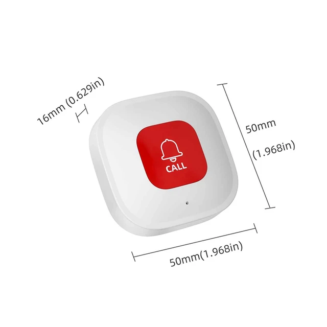 Tuya WiFi Smart SOS Call Button Wireless Caregiver Pager Phone Alert Transmitter Emergency Call Button for Patient 3