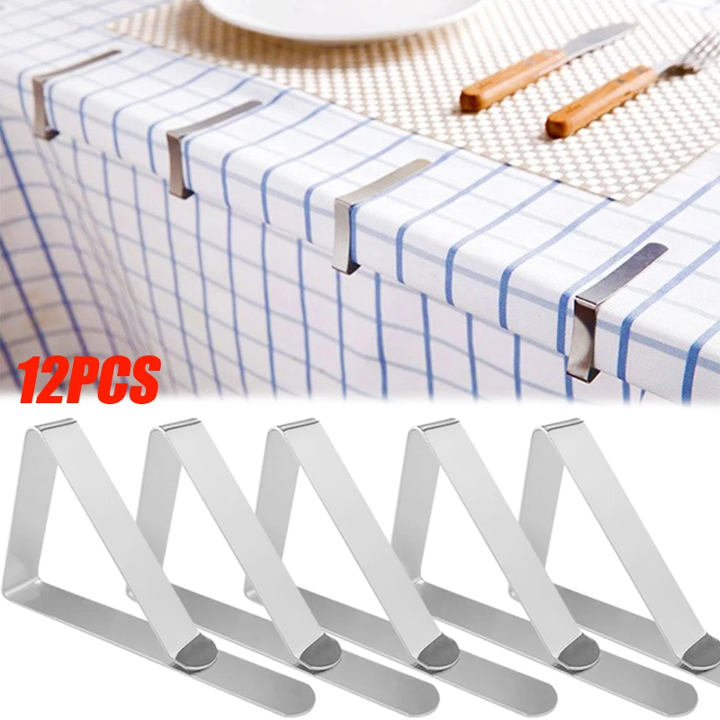 Tablecloth Clips Thick Tables Stainless Steel Table Cover Clips
