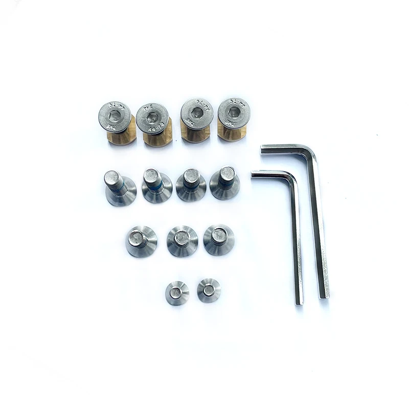 316 Stainless Steel Hydrofoil Fittings Mounting Screw Set Universal Foil Board Surf Wing Waterplay Surfing Tools Accessories