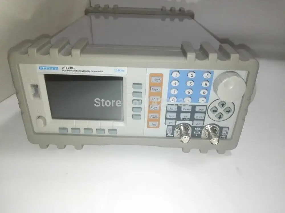 ATF20B+ Dual Channel DDS Function Signal Generator | 20MHz 100MSa/s Arbitrary Waveform Generator detail image 3