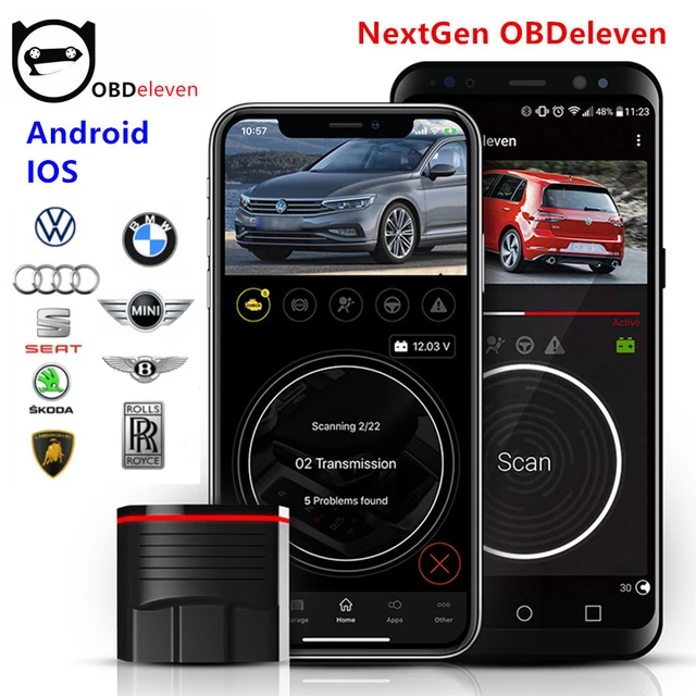 OBDeleven PRO Pack/Ultimate Nextgen Device OBD11 OBD Eleven OBD2 Diagnostic  Tool BMW For IOS VW Polo Golf /BMW/Audi /Seat /Skoda