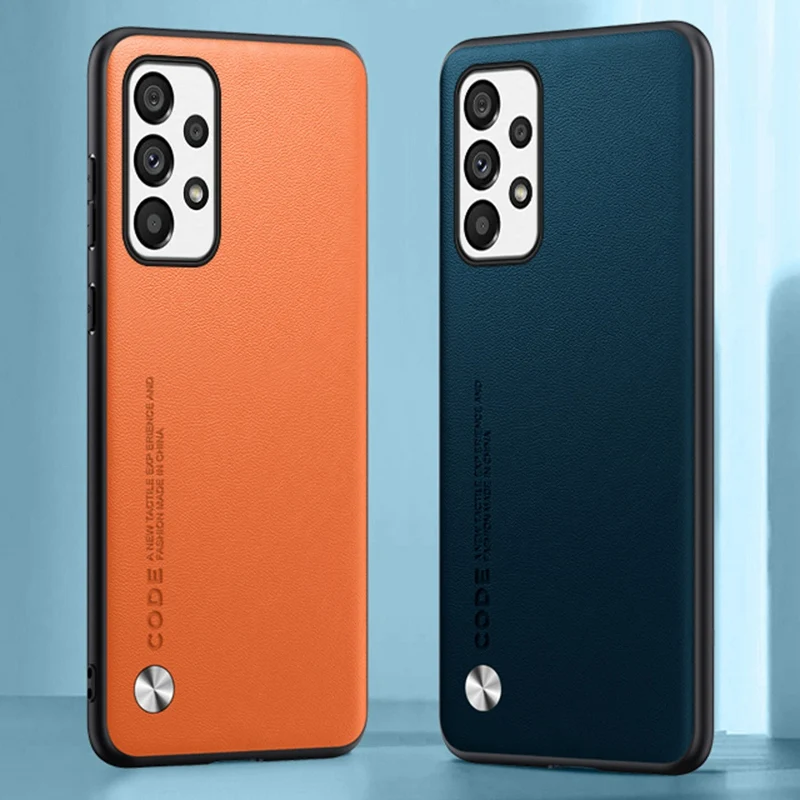 Premium PU Leather Shockproof Phone Case - Full Protection Luxury Back Cover