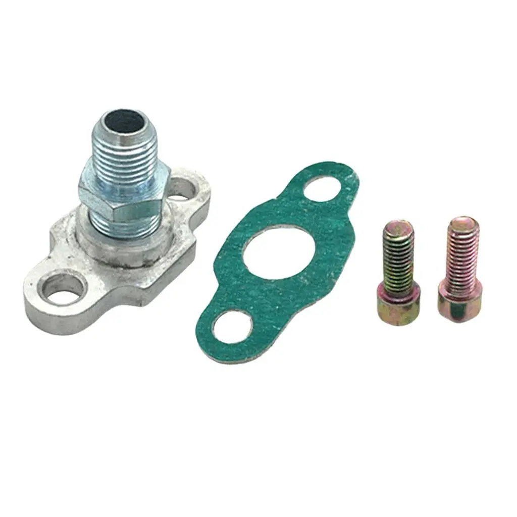 

3/8" NPT 8AN Oil Feed Gasket Drain Flange for Garrett T25 s