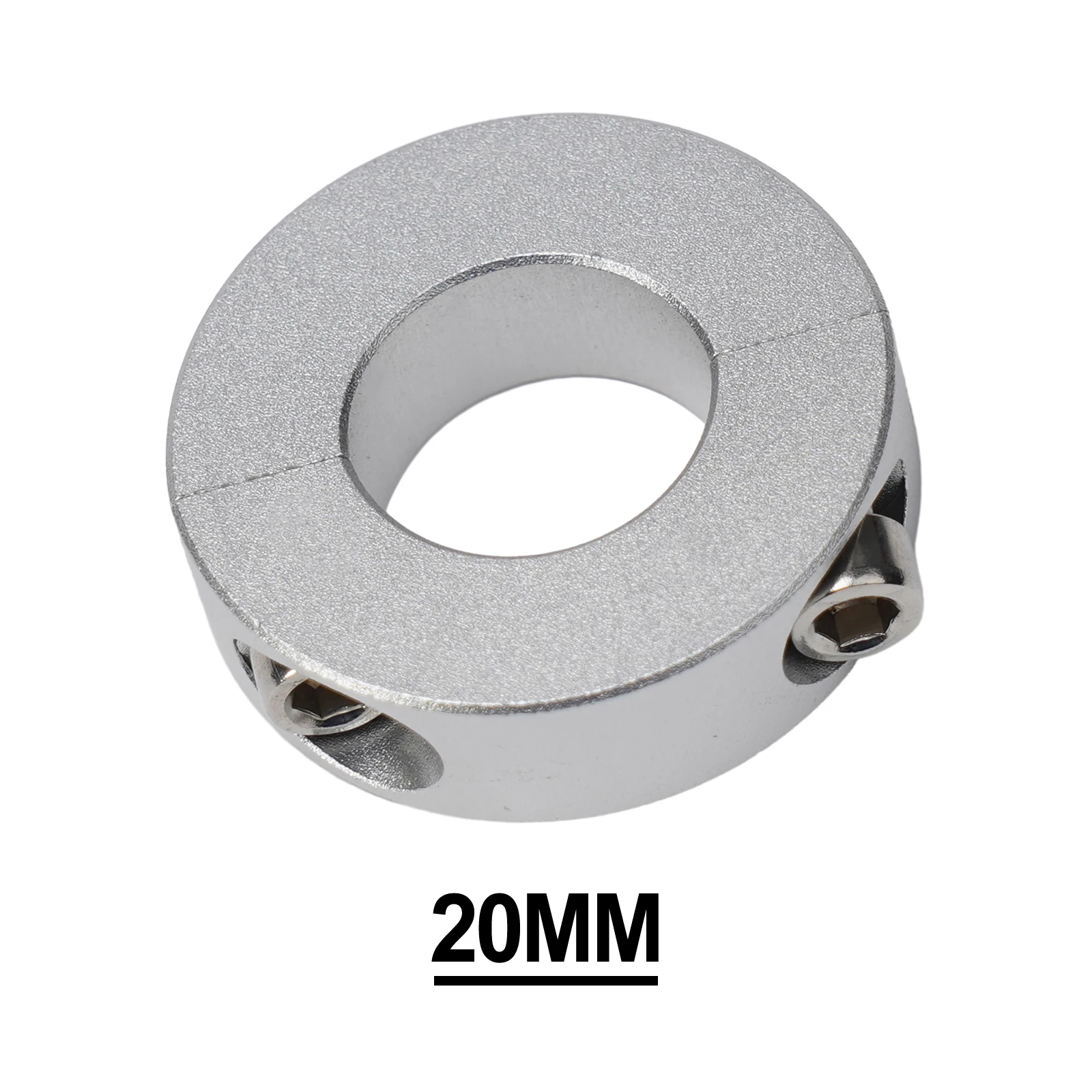 Klemmkragen, doppelt geteilt, 13–30 mm Innendurchmesser, Schaftkragen, Klemmtyp, Aluminiumlegierung, feste Ringe, Klemmkragen – Detail 30