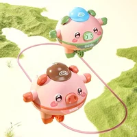 Novelty Tightrope Walking Tumbler Unicycle Toys Cute Balanced Pig Toys Roly-Poly Fingertip Gyroscope Balance Robot 1