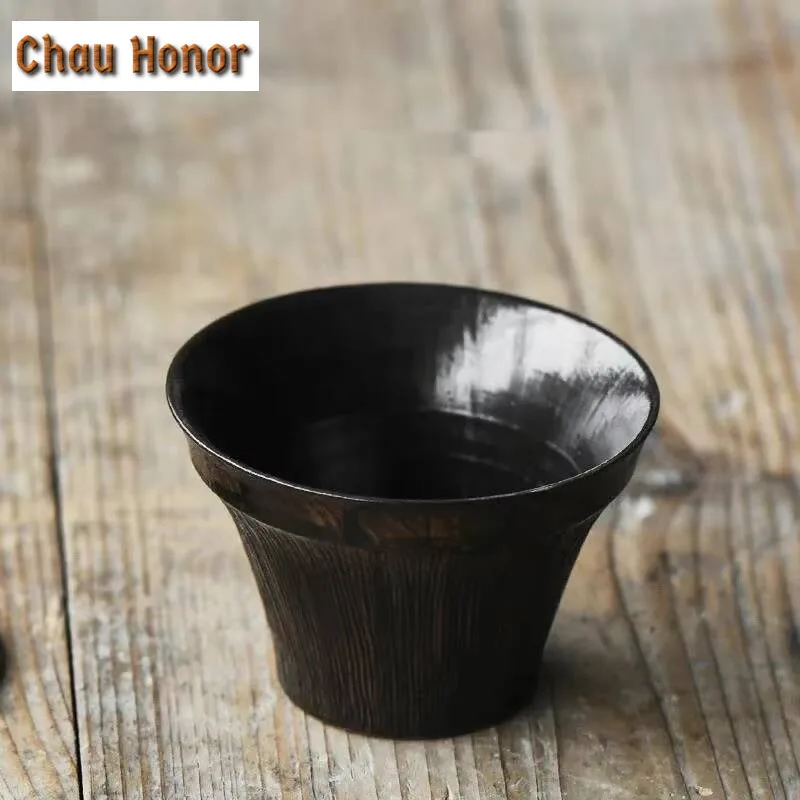 100ml Wabi-sabi Style Stoneware Gaiwan Japanese Handmade Tea Brewing Cup Tea Tureen Tea Maker Cover Bowl Cha Supplies Craft Gift