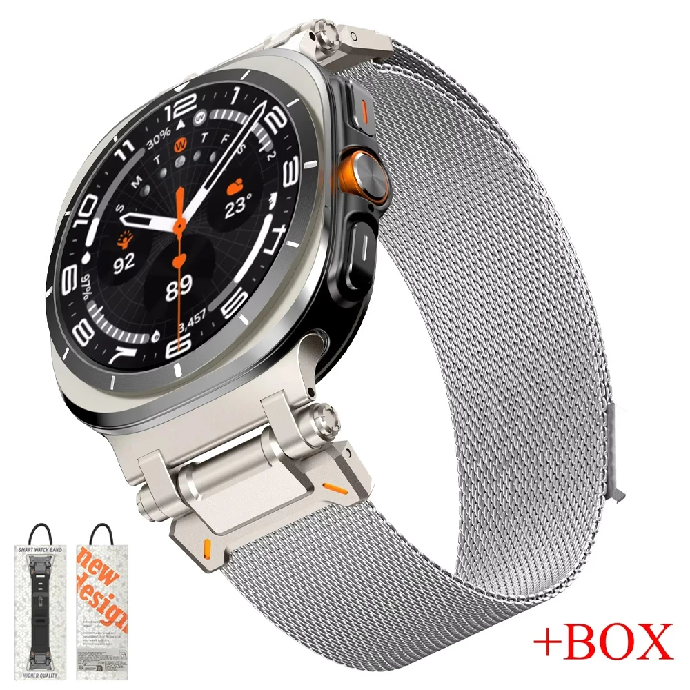 Explorer Milanese Magnetic Stainless Steel Loop Band Bracelet