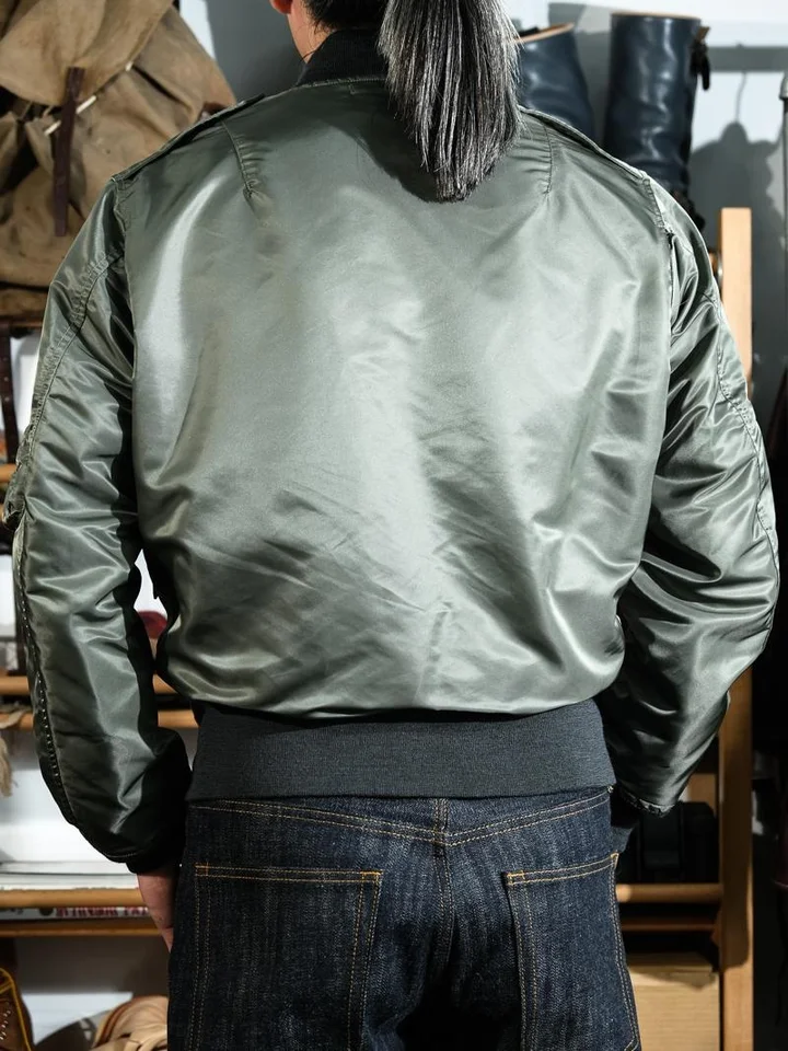 Real Simons Men's Faion Urban Spring Autumn Thin Nylon Woolen Tead