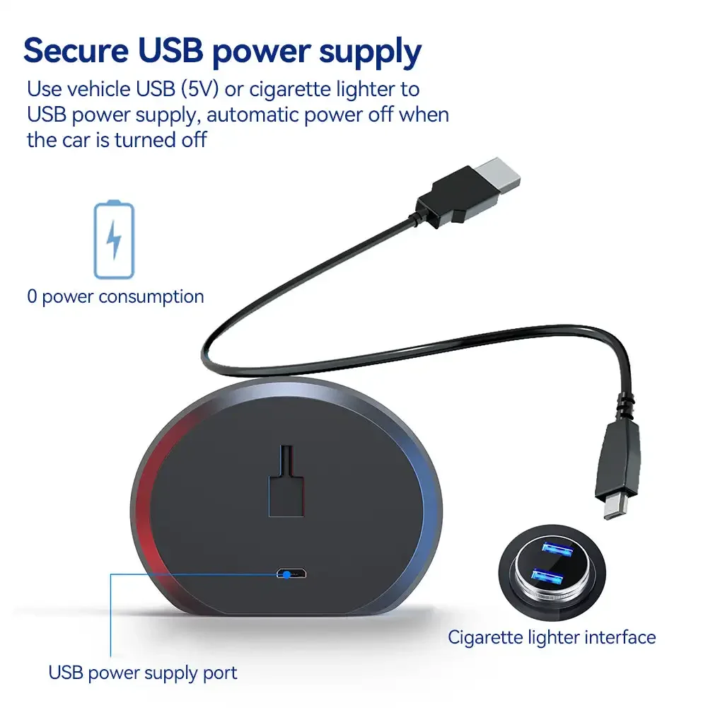 Car GPS Speedometer HUD Head-up Display Digital Speed Meter with KMH MPH Dispaly Plug and Play For Truck Auto Part Accessories 5