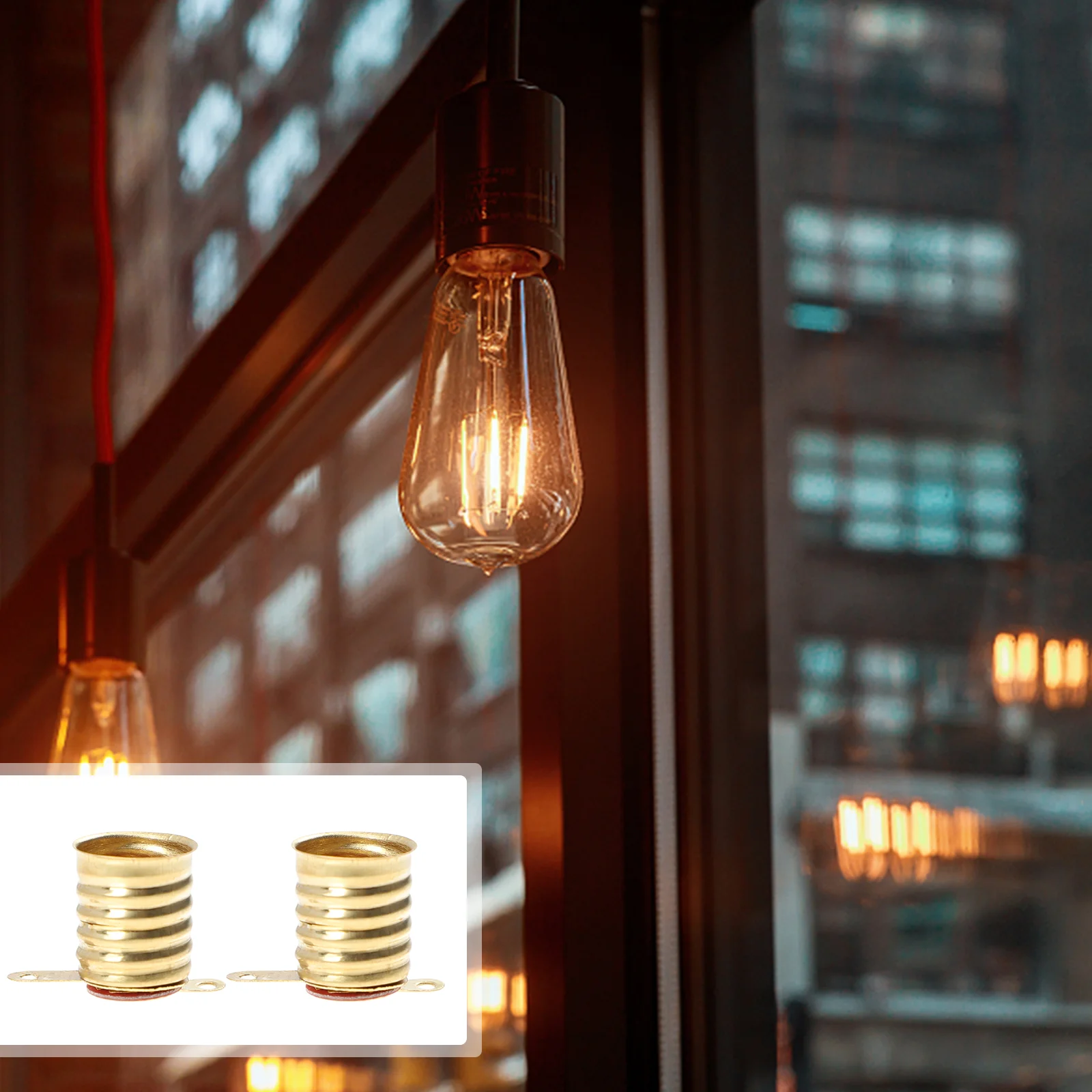 Lampadine da 25 pezzi E10 adattatore Base portalampada a ve Mini accessori per esperimenti presa  39