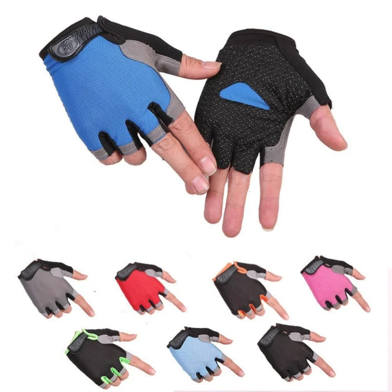 Half Finger Anti-Slip Gel Pad Fitness Gloves