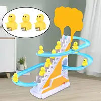 3Pcs Slide Stairs Toy Spare Part Replacement Kit Climb Stairs Toy Accs Electric Track Game Parts for Toddlers Kids Boys Girls 2