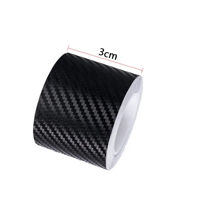 thumbnail image 1 of Adhesivo de fibra de carbono nano 3D para coche: resistente a los arañazos y al agua, protege tu coche con una película protectora, pegatinas laterales para umbrales de puertas, 1 of 5