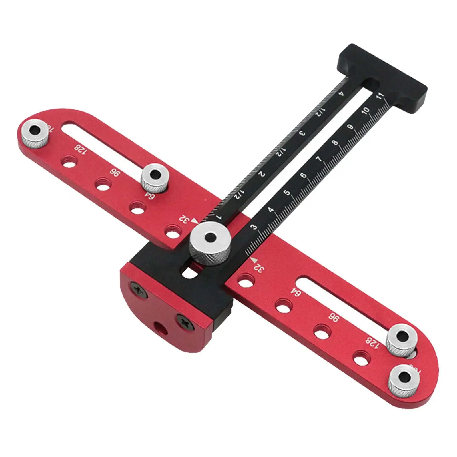 Wood Drilling Dowelling Guide, Wardrobe Wood Drilling Dowelling hardware Template Tool Cabinet Hardware Jig Punch ,