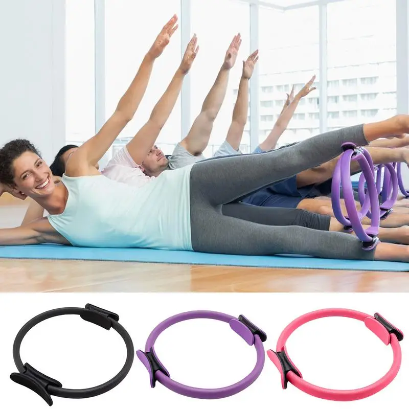 15-Inch Pilates Ring Yoga And Pilates Ring Equipment Adductor Exerciser Accessories For Inner Thigh pilates ring