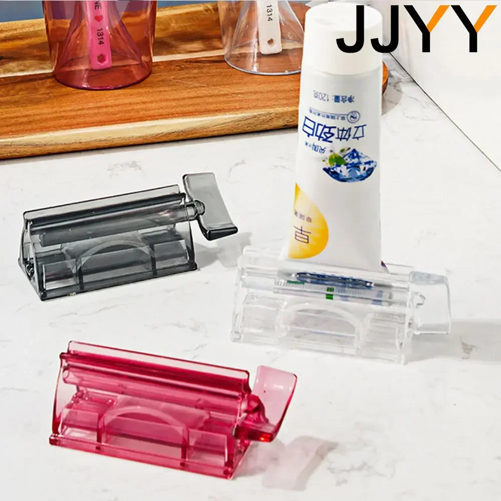 Convenient Toothpaste Dispenser with Rolling Squeezer