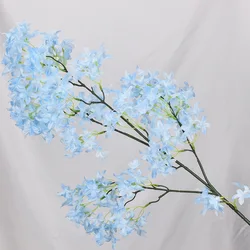 Elegant Cherry Blossom Bouquet - DIY Wedding & Event Decoration Ornament (Blue)