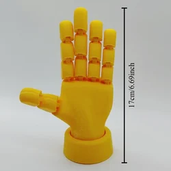 Articulated 3D Printed Finger Decorations - Unique Gifts (YELLOW)