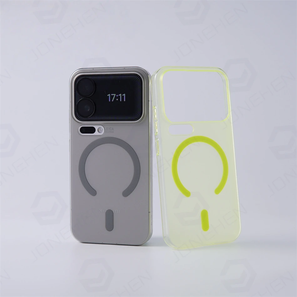 Luxury Candy Matte Translucent Magnetic Wireless Charging Case