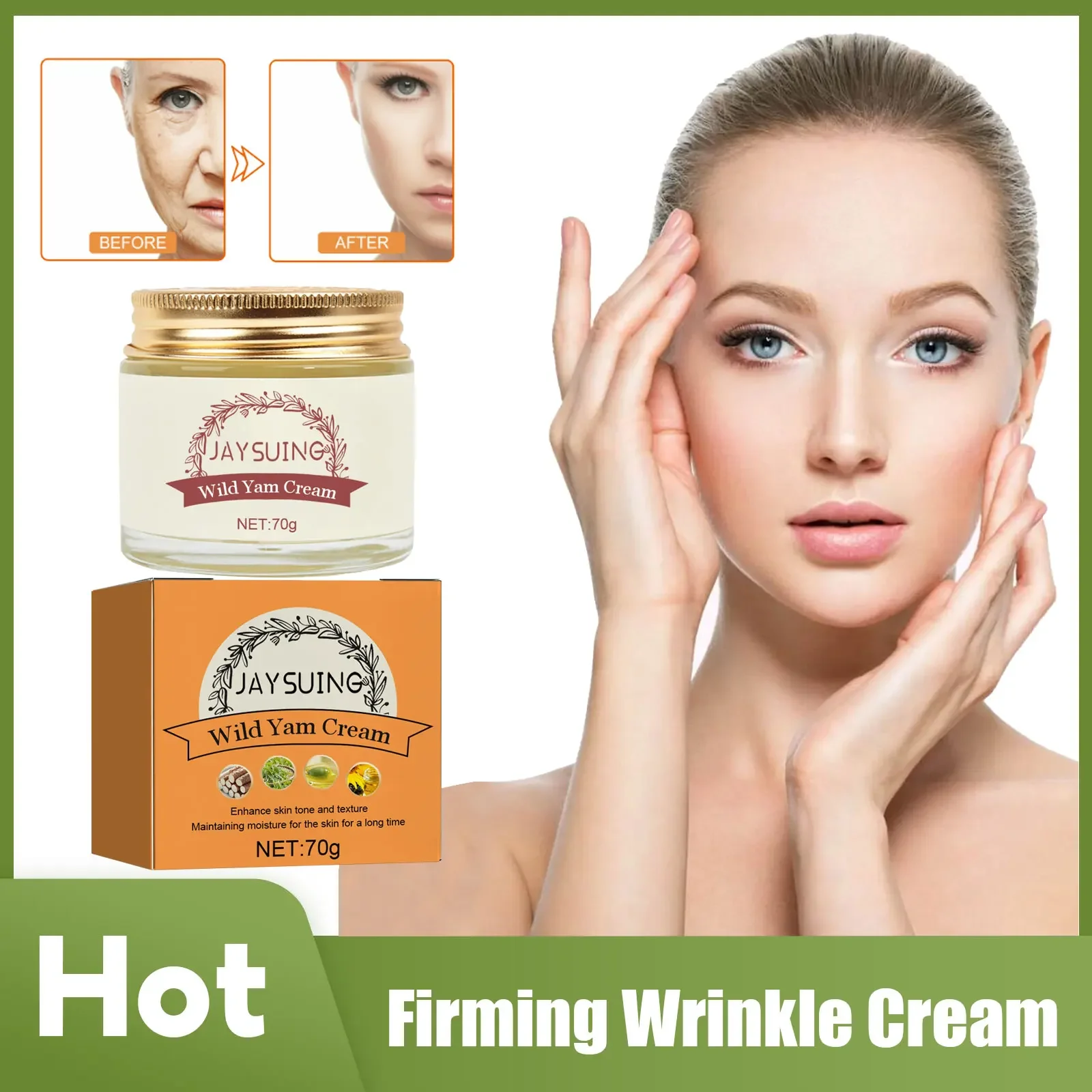 Anti-Aging Cream Lifting Fine Lines Improve Puffiness Moisturizing Tighten Anti Wrinkles Whitening Remove Wrinkle Firming Cream