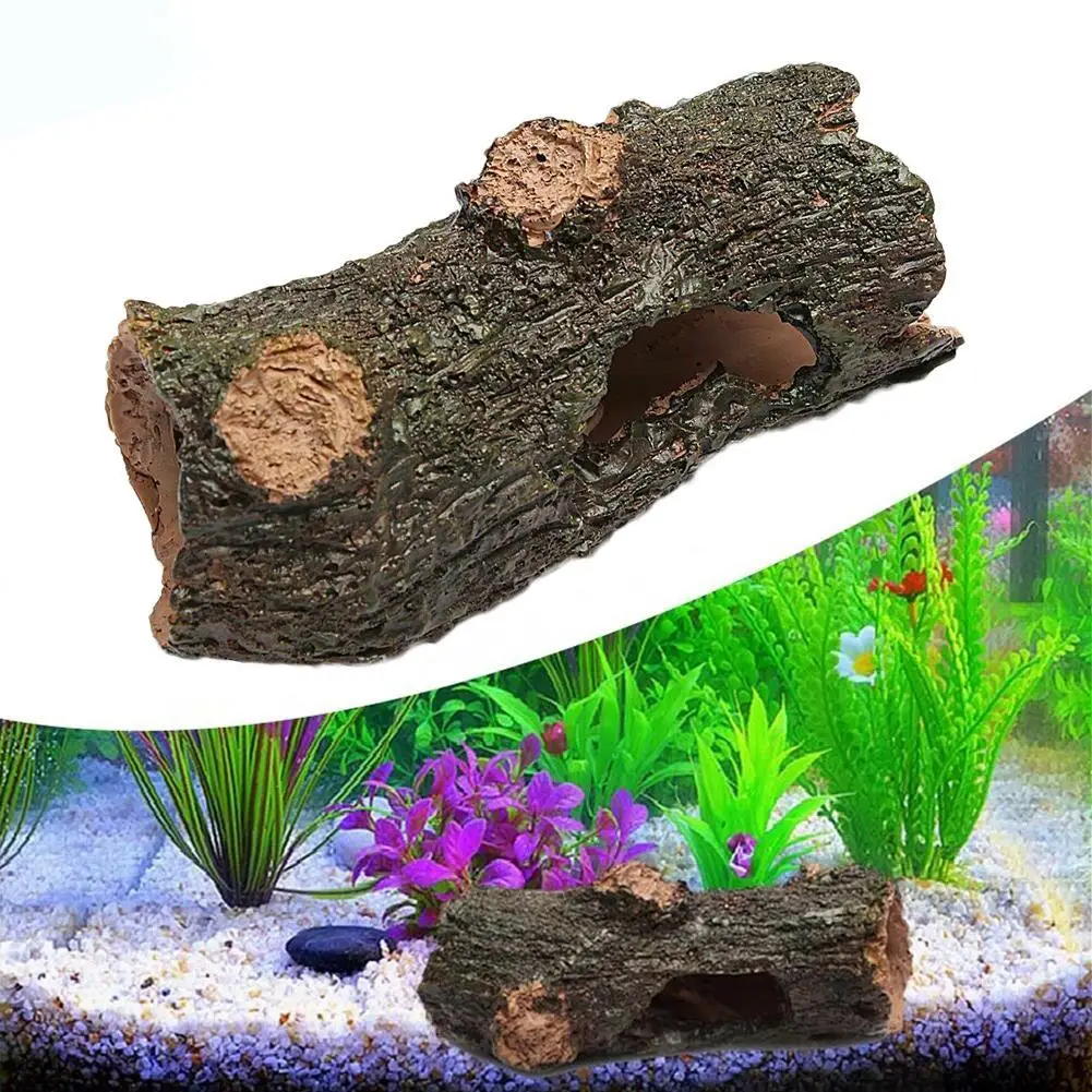 Simulation hohl Holz Harz Baum Zweige Aquarium Ornament Seestern Landschafts bau Harz Holzfass Baum Trümmer Aquarium Dekor – Detail 12
