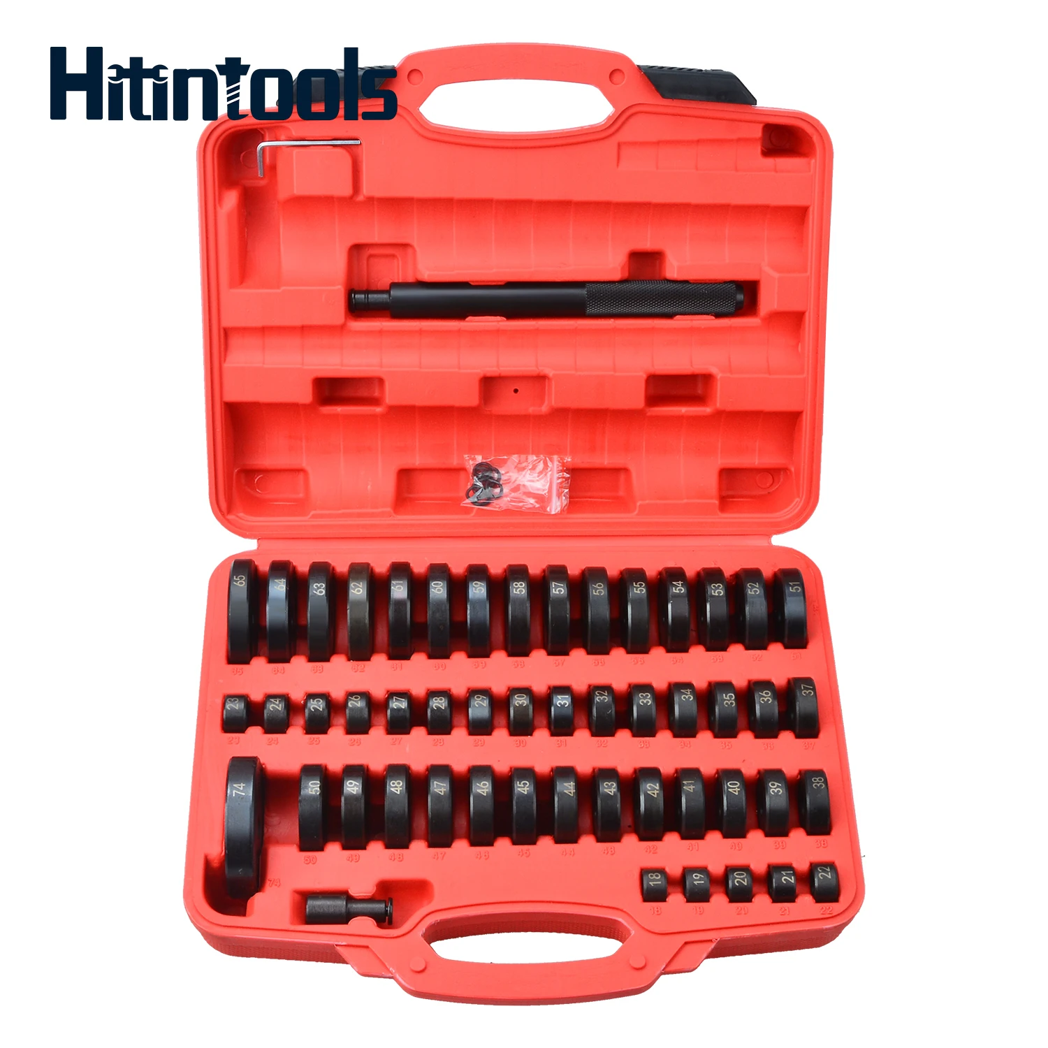

51pc Custom Bushing Bearing Seal Driver Push Press Disc Tool Set 18-65mm