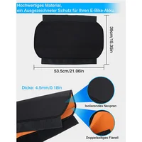 Couvercle de Protection de batterie de vélo électrique HOES-5X, Protection de batterie de vélo électrique pour batterie à cadre intégré 30-36Cm 3