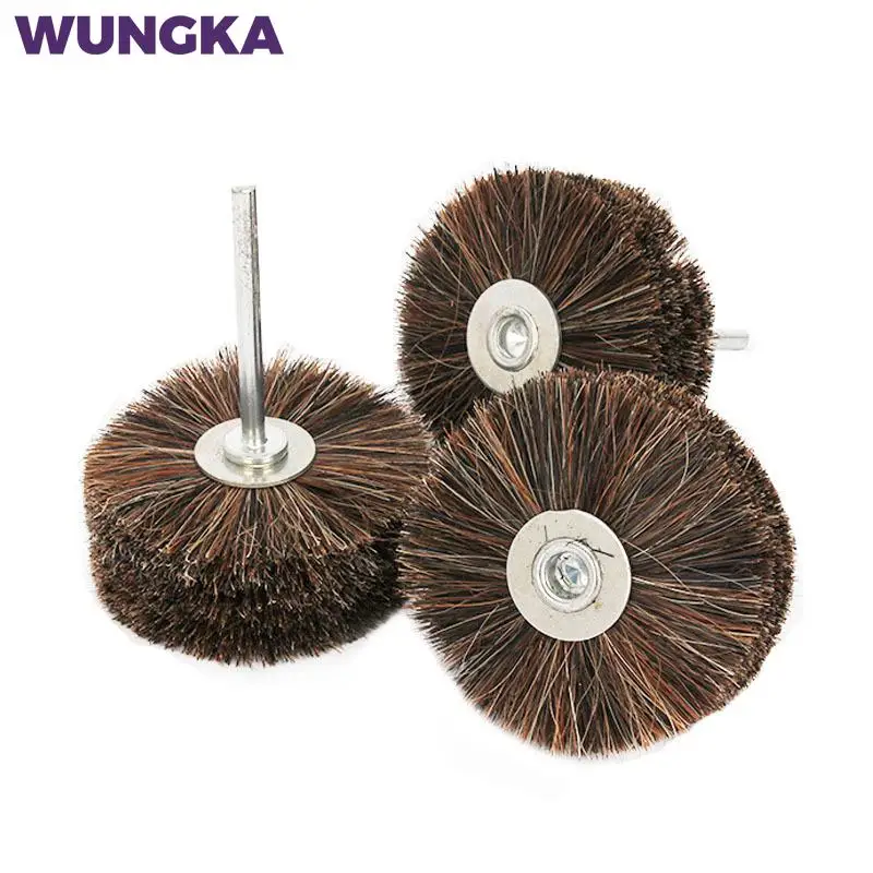 Abrasive Sisal Filament or Horse Hair Brush Polishing Grinding Buffing Wheel Woodworking For Furniture Rotary Drill Tools mini drill abrasive brush nylon buffing polishing wheel with 3mm shank for rotary tool accessories set 10pcs 8pcs