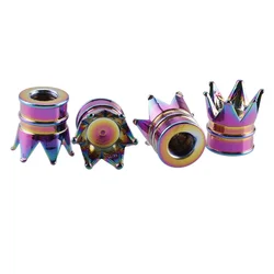 Vibrant Aluminum Tire Valve Stem Caps for Cars, Motorcycles, and Bikes (11)