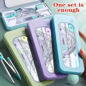 7-Piece Geometry Ruler Set 1