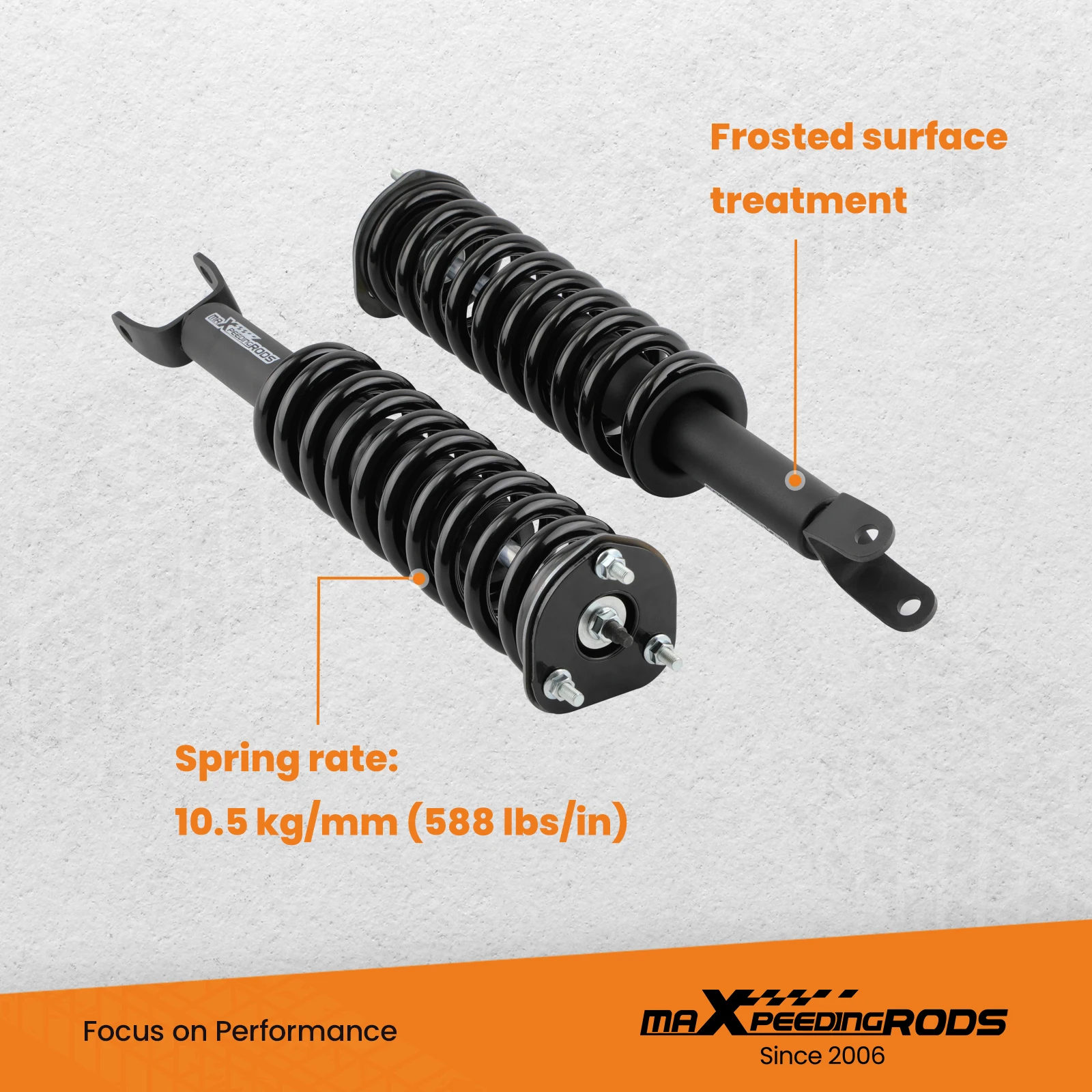 

3 inch Front Loaded Lift Struts w/ Coil Spring Assembly for Ram 1500 4WD 2012-18