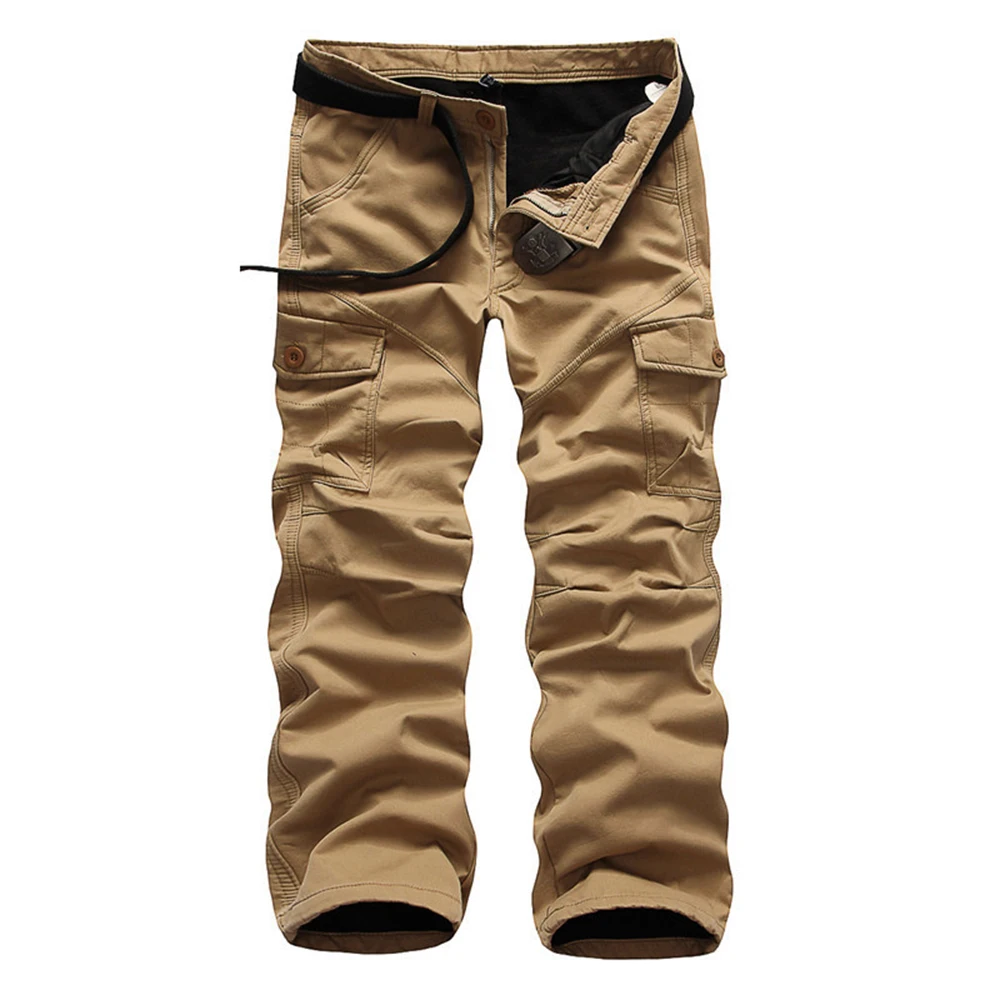 

HoHigh quality men's jeans camouflage hunting pants multi-pocket men's army pants (without belt)