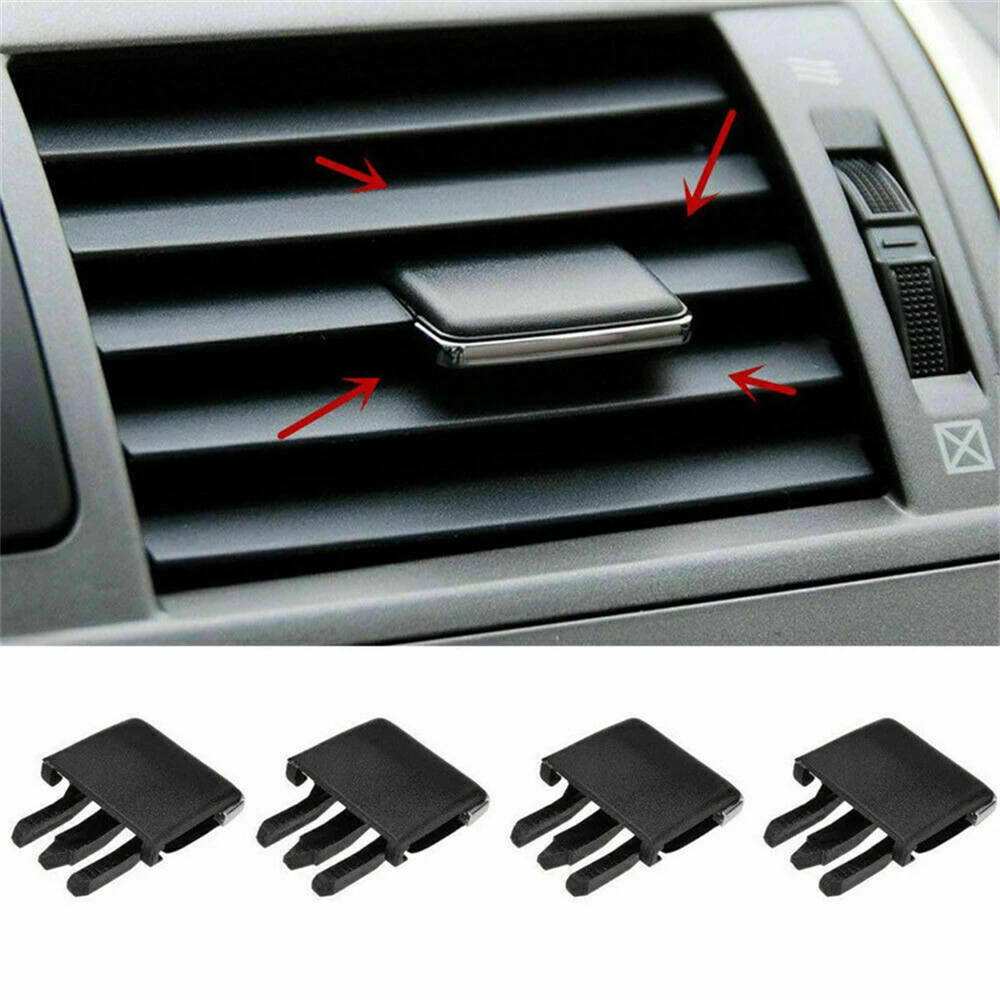 

​4 Pcs Auto Car Air Conditioning Vent Car Center Dash A/C Vent Louvre Blade Slice Air Conditioning Leaf Clips Set Accessories