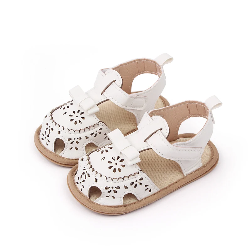 

Baby Sandal Newborn Toddler Girls Boys PU Leather Flexible Non-slip Hollowed Out Flat Shoes Accessories for Summer Casual Daily