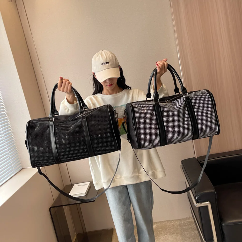 Travel Bag Large Capacity Portable Sports Fitness Bag Boarding Business Trip Training Small Duffel Bag Accommodation Storage Bag