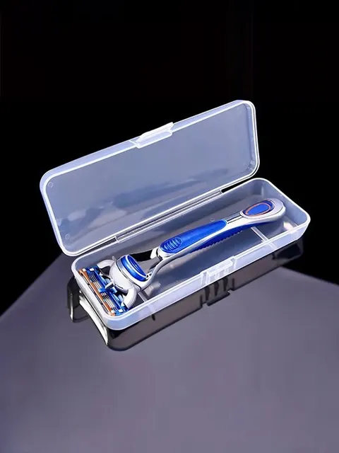 Boîte de rangement pour rasoir manuel, porte-outil spécialisé pour les voyages d'affaires, Double couche, multifonctionnel et Portable 1