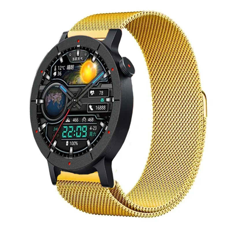 Milanese Magnetic Bracelet Sport Wristband – Breathable 22mm/20mm Strap