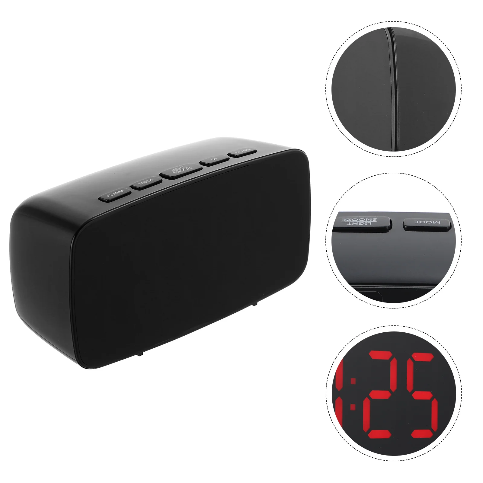 Radio Alarm Clock LED Electronic Housewarming Present Digital Large Display Child 3