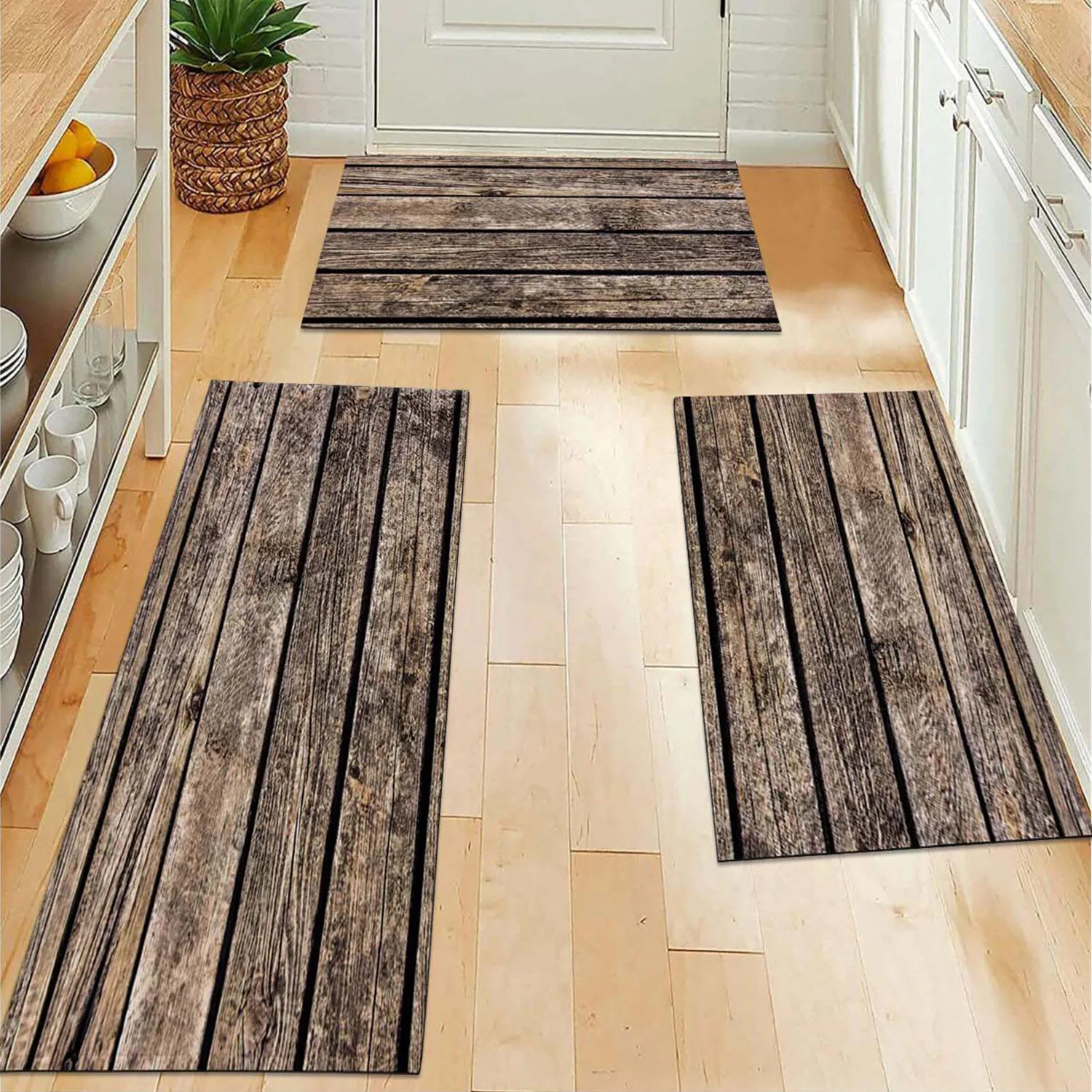 Floor Mat Non Slip Mat Door Mat Kitchen Floor Mat Home Bedroom Entrance Doormat Living Room Children Tatami Decor Carpet Hallway Bathroom Door Non-Slip Foot Rug