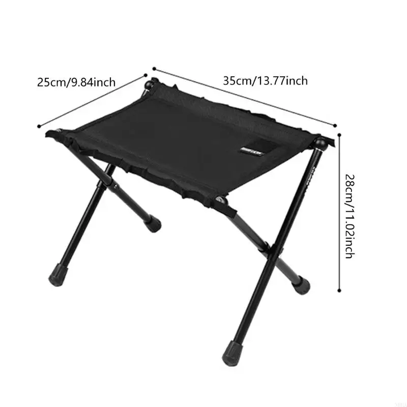 N0HA Camping Mini Folding Stool Aluminum Alloys Frame Light Weight Chair Small Stool