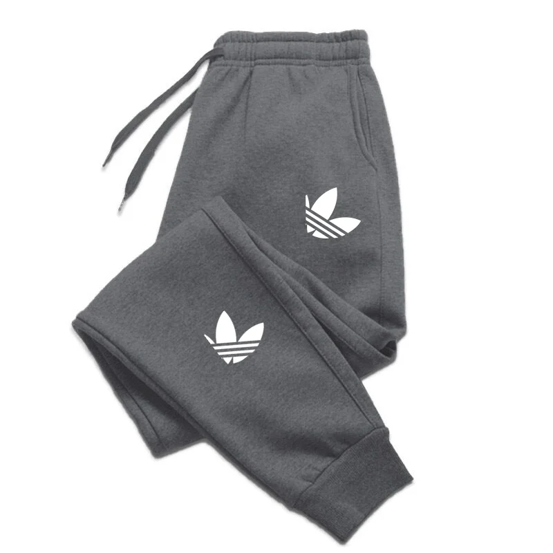2023 autumn new men's and women's sports pants casual plus fleece warm loose sports sweatpants fashion girdle pants