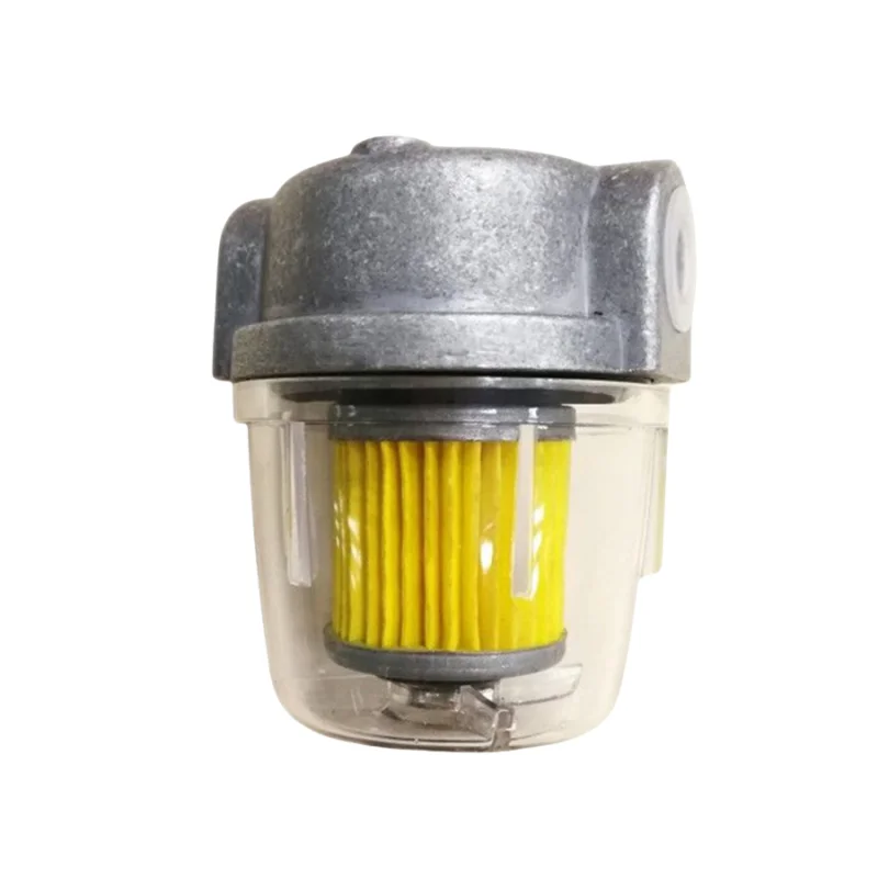 Oil filter for oil burner Transparent P.C. Cup 1/4" 3/8" Small Diesel Fuel Filter for Boiler 25L/H