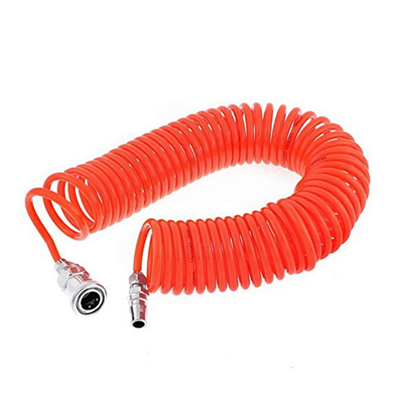 Pneumatic Tools Hose Air Pneumatic Hose Spiral Pipe Air Compressor Hose Long Pneumatic Hose Air Compressors Outer Diameter